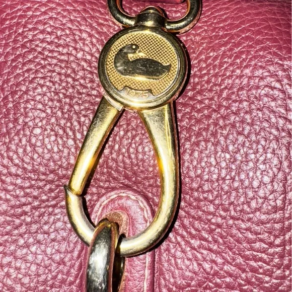 Dooney & Bourke Red Leather Bag and Wallet Set Look closely at pics - Picture 7 of 16